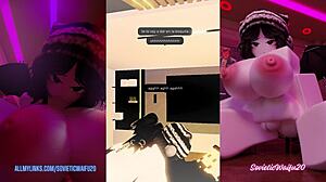 Hey Liz, getting fucked in a fan's house? How's that vertical action feel with your cute big tits and ass bent over in doggystyle?