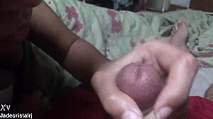 Husband leaves for work and friend arrives to have fun