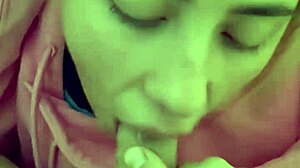 Hoodie Cumshot with Skinny Blonde Babe in Rough Deepthroat and Face Fucking Action