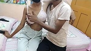 indian stepsister dimple spends time at home with boyfriend discussing their arrangement in this viral indian video.