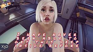 Suggestive Creampie Action As Darkseid Claims Power Girl's Tight Ass And Big Tits