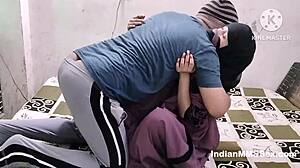 Horny Indian Muslim Wife In Hijab Takes Rough Creampie From Husband In Homemade Action