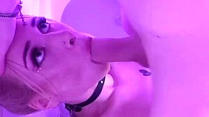 i feel so submissive as roommate spies my big cock and turns into wet sloppy blonde slut with clothes ripped