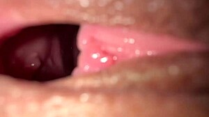 Check out this wide opened internal view of an 18-year-old beautiful girl's features.