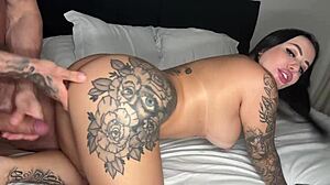 thick brazilian brunette takes rough fuck from maximo garcia with deepthroat and choking