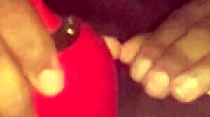 Seductive black crossdresser explores ftm fantasies in homemade transsexual session