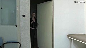 REAR END Vaccination Administered While POSITIONED ON THE KNEES in Unique Ass Focus