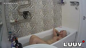 I enjoy how Luuv brunette Vilika shares her real life shaving routine in this private homemade amateur movie.