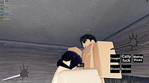 so this slutty roblox girl is getting fucked hard in some wild bold beauty sex action you gotta see