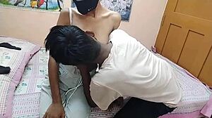 indian stepsister dimple spends time at home with boyfriend discussing their arrangement in this viral indian video.