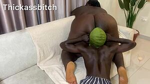 Houseboy finds joy in serving his ssbbw madam during boss travels