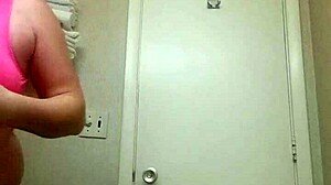 Tranny Strip Tease with Panties and Teasing Moves