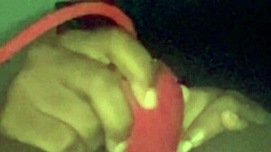 Seductive black crossdresser explores ftm fantasies in homemade transsexual session