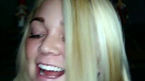 Hey, check this jerking pov with a soaked teen blonde babe