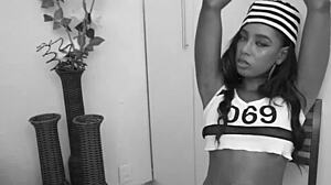 Bondaped Brazilian Ebony Princess Jasminy Villar Handcuffed For Dap Anal Bdsm With Monster Cock