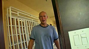 Chase Jordan blonde milf rides big cock cowgirl style before doggystyle pounding and facial cumshot on shaved pussy