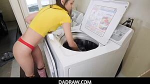 horny catalina ossa lets stepdad fuck her cute body in naughty pov roleplay to avoid taboo exposure