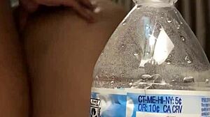 Provocative ebony fat ass takes creampie in black big ass action