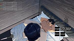 so this slutty roblox girl is getting fucked hard in some wild bold beauty sex action you gotta see