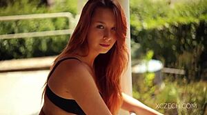 amazing teen 18+ is playing solo with legs spread