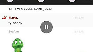 the camfrog show features a girl in part 1 of her performance