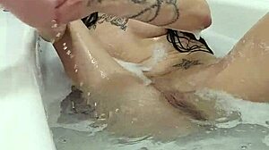 Emy Angel adores her bath but hides a taboo secret with her not son