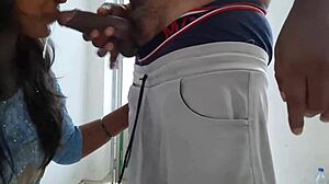 gau ke desi ladies ke muh me itna bada lund diya ki uski sas ruk gai