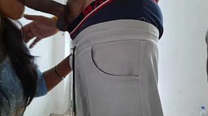 gau ke desi ladies ke muh me itna bada lund diya ki uski sas ruk gai