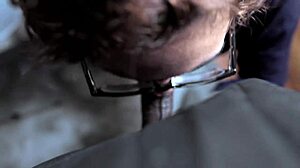 She struggled to talk while getting fucked missionary and doggystyle backstage. The young pierced nipples babe moaned and screamed during interracial quickie in USA.