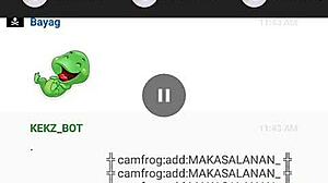 the camfrog show features a girl in part 1 of her performance