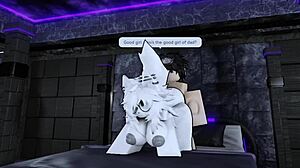 Hey, I'm pounding my hot furry Roblox slut in rough cowgirl and doggystyle sex.