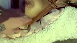 Hard sex after the bar with big tits couple?