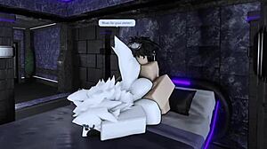 Hey, I'm pounding my hot furry Roblox slut in rough cowgirl and doggystyle sex.