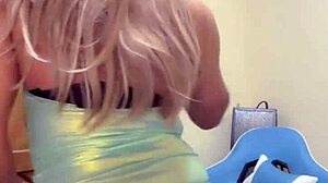 Rica Transexual Displays Tattoos and Creamy Release