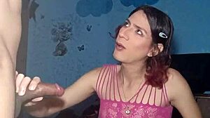 Realfemboy ladyboy in crossdressing action!