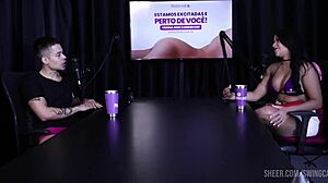 Compilados Do Teteu Santos No Swing Cast Com Tifany Rocha Bruna A Surfistinha E Fabr�cio Nunes - Parte 1 Watch On Sheer Red