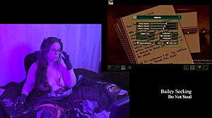 Secrets Can End Remaster Naked Play Through Part 1 with Bbw Big Natural Tits Brunette in Long Hair Fat Action