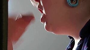 another cheating slut wife i just met does the sucking and swallowing thing