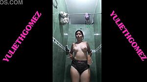 I feel so naughty masturbating in my brother-in-law's bathroom recording it all do you want to watch this real homemade video?