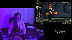 Secrets Can End Remaster Naked Play Through Part 1 with Bbw Big Natural Tits Brunette in Long Hair Fat Action