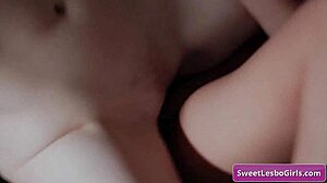 Hey those young busty blonde lesbians charlotte stokely and lyra law dive into strap-on action.