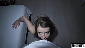 Teen Submissive Gets Deepthroat Face Fucking And Doggystyle Domination In Homemade Quickie