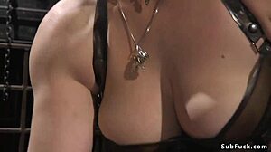 Busty Mistress Anal Fucks Bound Male Submissive Doggystyle