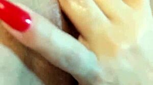 Kaitsaumeth gets hot rich juicy masturbating solo at night fingering until vaginal discharge bursts sucking fingers