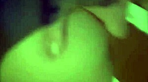 Hard sex after the bar with big tits couple?