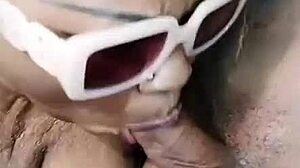 Whoa, check out Nigarchrist with that monster big cock pounding shaved pussy in homemade action!