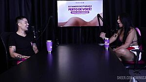 Compilados Do Teteu Santos No Swing Cast Com Tifany Rocha Bruna A Surfistinha E Fabr�cio Nunes - Parte 1 Watch On Sheer Red