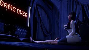 under the witch gothic kuro dominates with intense facesitting in this femdom session full of goth vibes