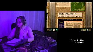 Secrets Can End Remaster Naked Play Through Part 1 with Bbw Big Natural Tits Brunette in Long Hair Fat Action