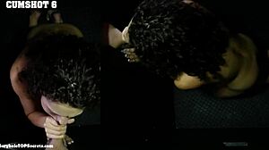 That's it, Satine, swallow those nine cumshots now